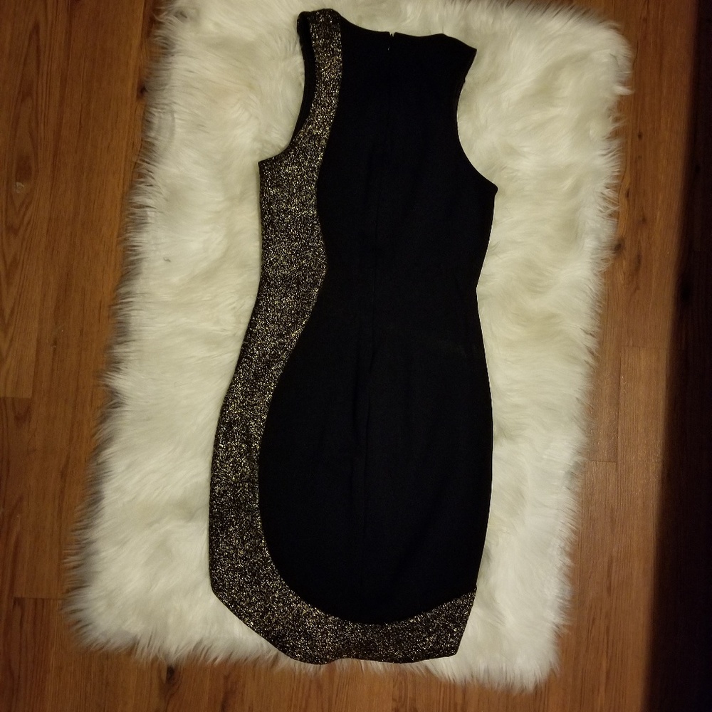 Cameo Black Midi Dress